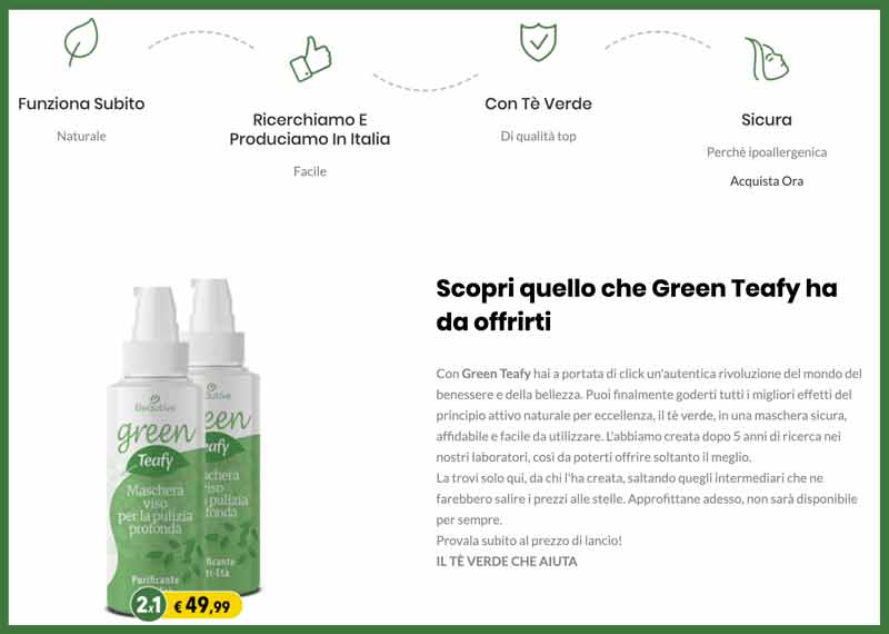 come funziona Green Teafy