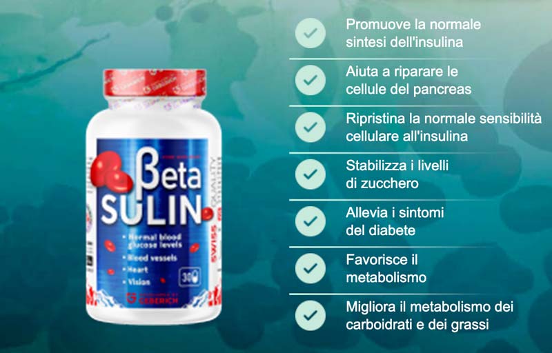 Betasulin benefici 